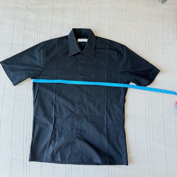 Yves Saint Laurent Black Casual Button Down Shirt - Picture 2 of 8